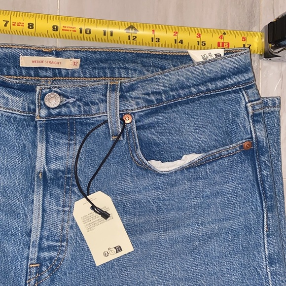 Levi’s Premium Wedgie Straight Leg (2023), Capital E, 32x28, NWT, $98 MSRP - Picture 6 of 15